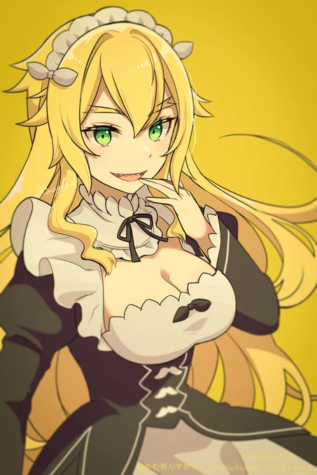 すべりこみメイドの日。フレデリカさん。#メイドの日2025  #メイドの日#リゼロ #rezero 