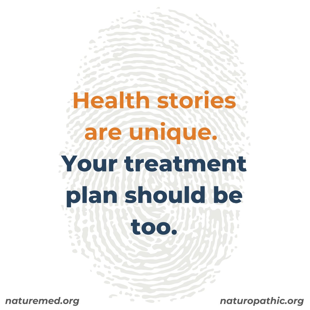 Personalized care isn’t new to NDs—it’s the foundation. 🌿

Naturopathic medicine has always focused on the whole person: body, mind, environment &amp; goals. True wellness starts here. Learn more: bit.ly/44EXfw0 #CaringfortheWholeYou #NaturopathicMedicine #NatMedWeek2025