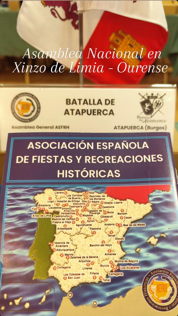 batallatapuerca's tweet image. Este fin de semana estamos en #XinzodeLimia, #Ourense #Galicia, participando en la Asamblea Nacional de #FiestasHistóricas de la Asociación Española de Fiestas y Recreaciones Históricas #AEFRH
#BatalladeAtapuerca #FiestadeInterésTurístico de #CastillayLeón
#Atapuerca #Burgos