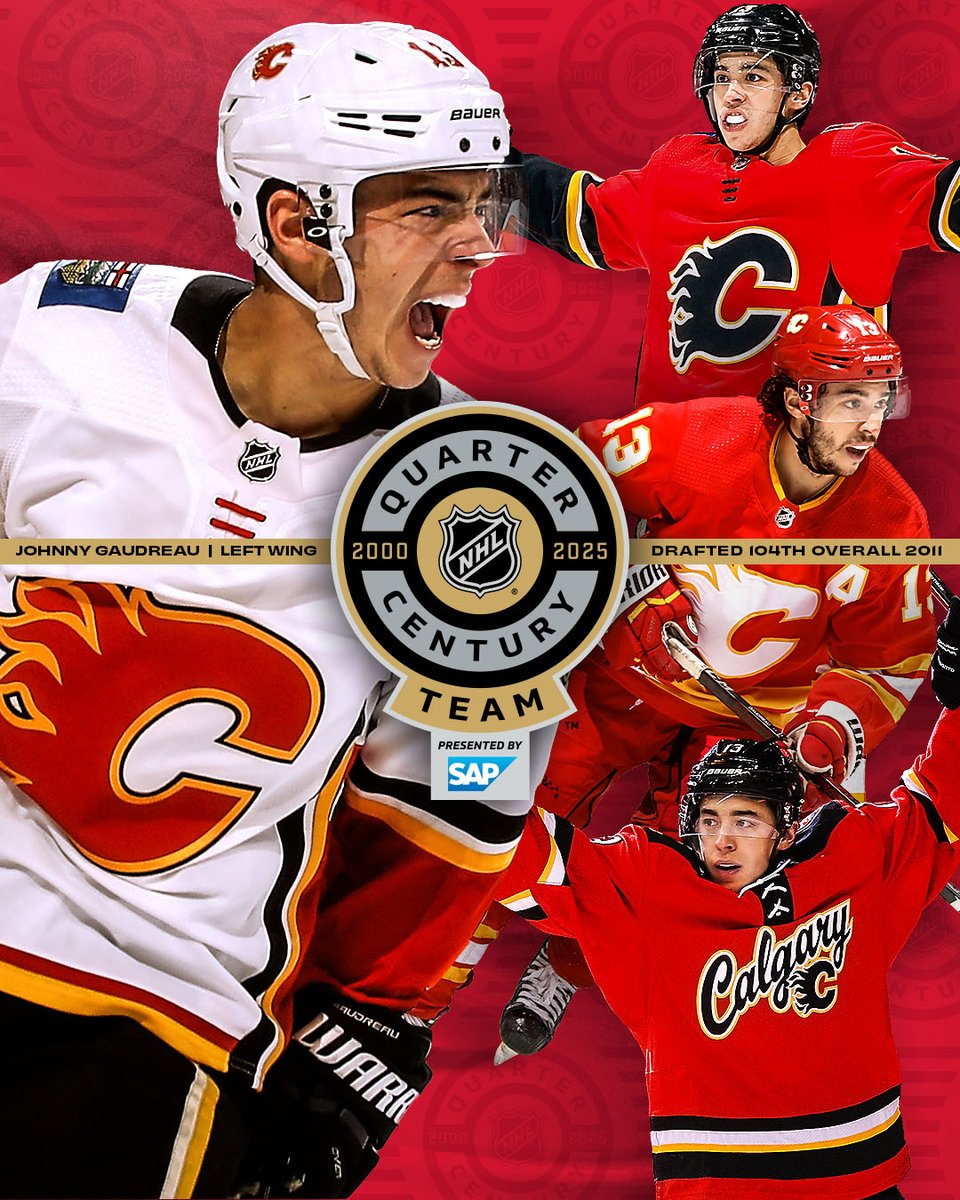 NHLFlames's tweet image. Johnny ❤️

#13 has been named to the #NHLQCTeam 🔥 Congratulations to the Gaudreau family - we’re sending our love from Calgary!