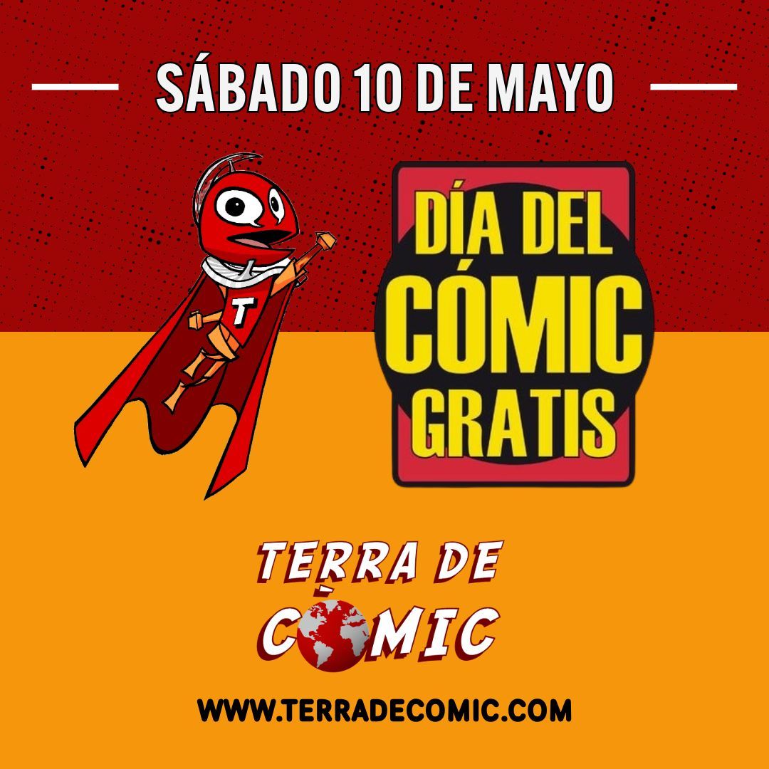 Segunda parte de la jornada y aún quedan algunos ejemplares del Día del Cómic Gratis, para los que no habéis podido pasar durante la mañana😃