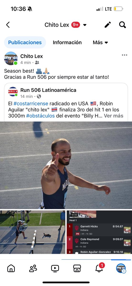 9:10.18 mejor marca del año 🫂
Buscando romper la barrera de 9min 🫱🏼‍🫲🏽