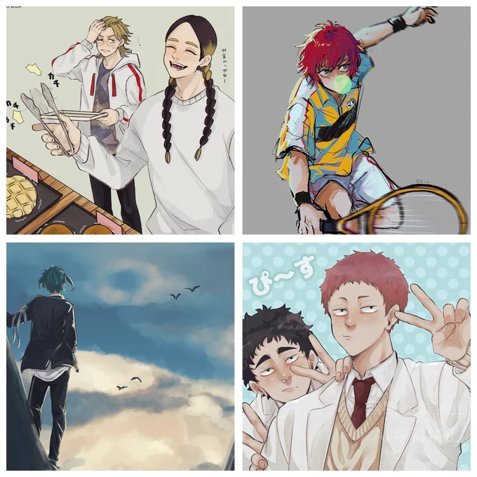 最近繋がってくれた方へ
ジャンルはいろいろとこんな感じの絵を描いたりしてますよろしくお願いします! 