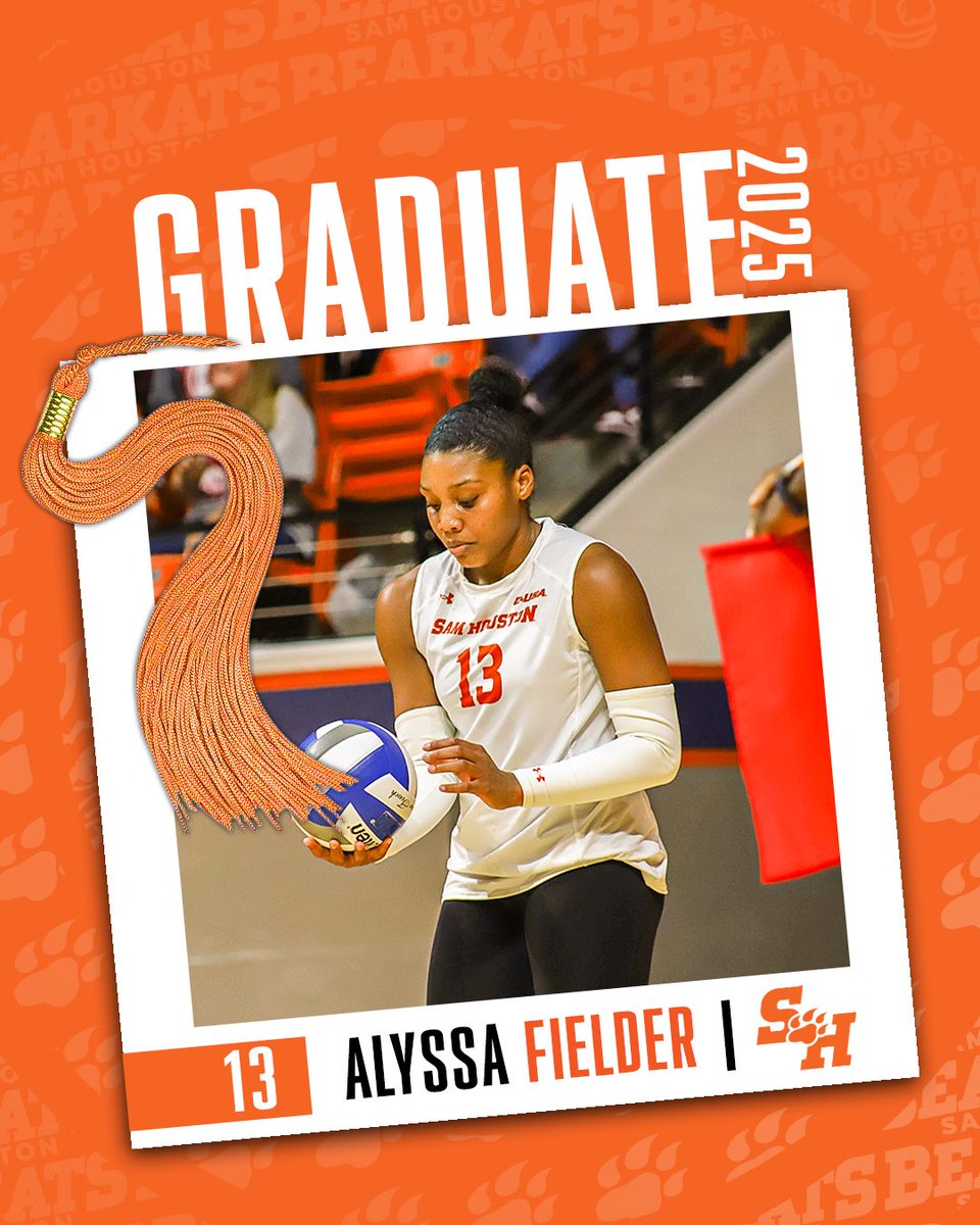BearkatsVB's tweet photo. Not 1… not 2… not 3… but 4 graduates today! What a day for Sam Houston Volleyball! We’re beyond proud of each of you — your impact will be felt for years to come. 

Once a Bearkat, always a Bearkat!

#EatEmUpKats https://t.co/bW7HgaYpOL