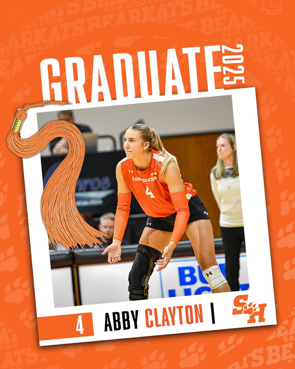 BearkatsVB's tweet photo. Not 1… not 2… not 3… but 4 graduates today! What a day for Sam Houston Volleyball! We’re beyond proud of each of you — your impact will be felt for years to come. 

Once a Bearkat, always a Bearkat!

#EatEmUpKats https://t.co/bW7HgaYpOL