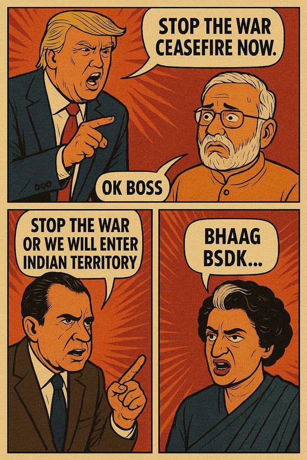 satyamjamindar's tweet photo. I won’t take any names, but at present, Indian politics has a vile,coward, greedy, foolish old man an American stooge who begs for votes in the name of martyrs and caste, sitting in a position he is absolutely unworthy of.
#ceasfire 
#IndiaPakistanWar 
#indragandhi 
#इंदिरागांधी https://t.co/rnWHbnHaZ4