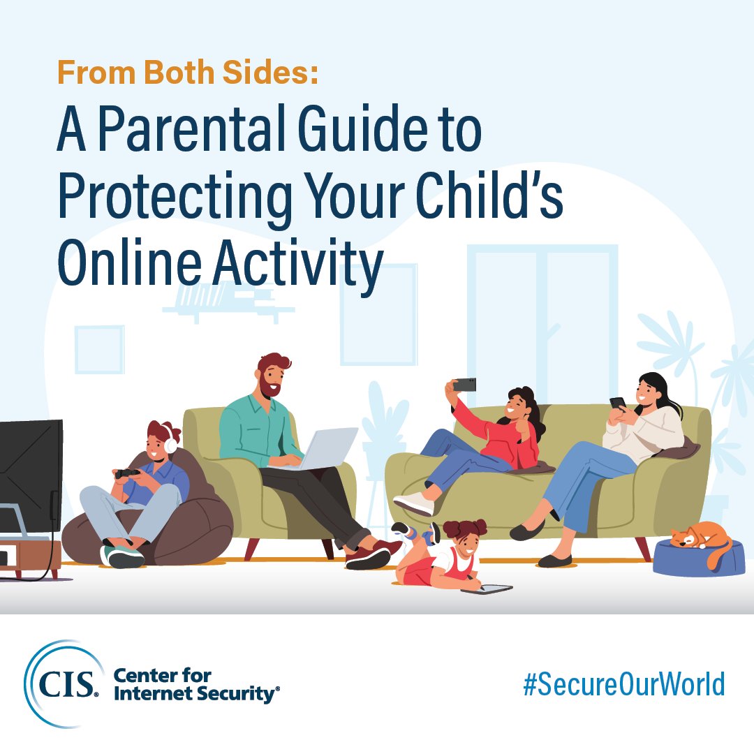 CIS's #CISO worked on "From Both Sides: A Parental Guide to Protecting Your Child's Online Activity" with his daughter and explored real-life scenarios that illustrate the common online pitfalls children may encounter. bit.ly/3ZNEB2C #cybersecurity