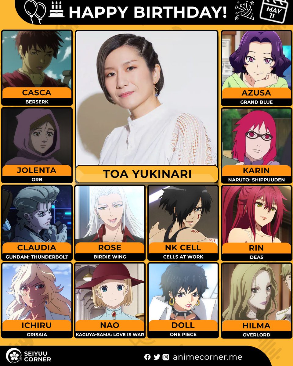 Happy 37th birthday Toa Yukinari! 🎉

Let's wish her all the best <a href="/toa_ailurofilia/">行成とあ</a>

#ToaYukinari #行成とあ