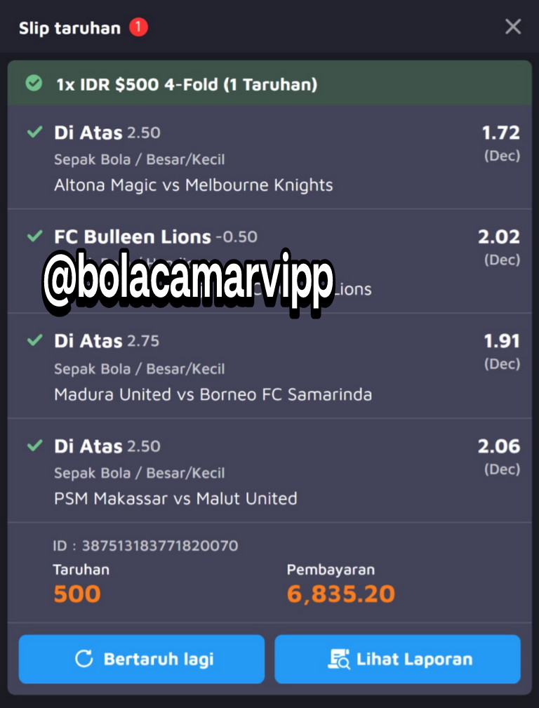 Bolacamarvipp's tweet image. Ez bosku 😬

#Stopjudi #Antivar #Bolacamarvipp #zonauang #zonajajan #malamminggu #Parlay #gacor #billmalam