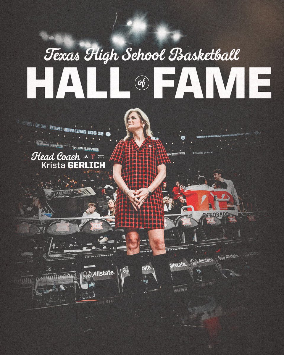 Today is the day ‼️

Congratulations on getting inducted into the Texas High School Basketball HOF, <a href="/CoachGerlich/">Krista Gerlich</a>!

#WreckEm | <a href="/Tabchoops/">𝙏𝘼𝘽𝘾🏀📋</a>