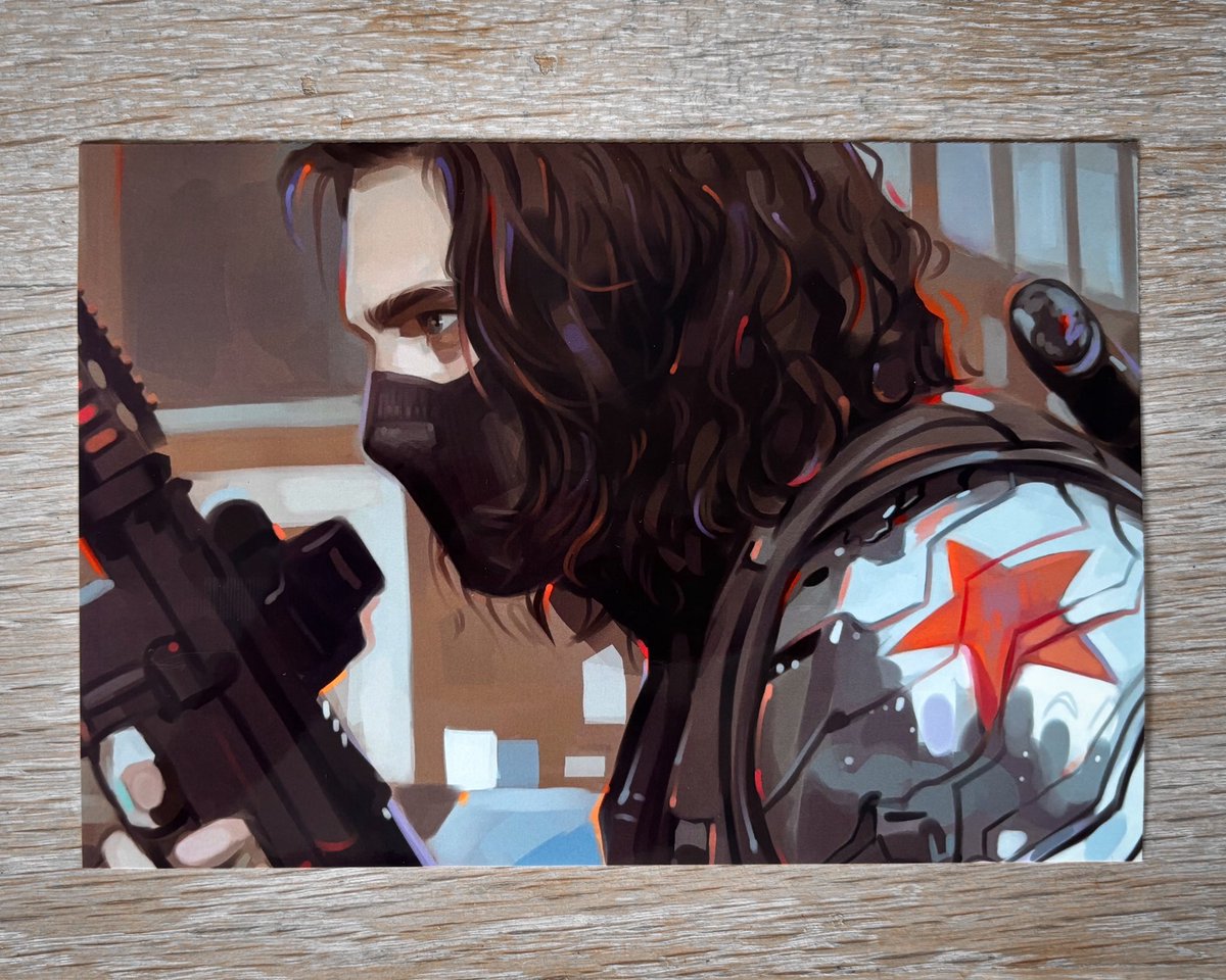 chantalart2's tweet image. Bucky art print available (link in bio)