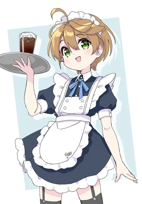 メイドの日だったらしい(滑り込みアウト)#おみの楽譜 