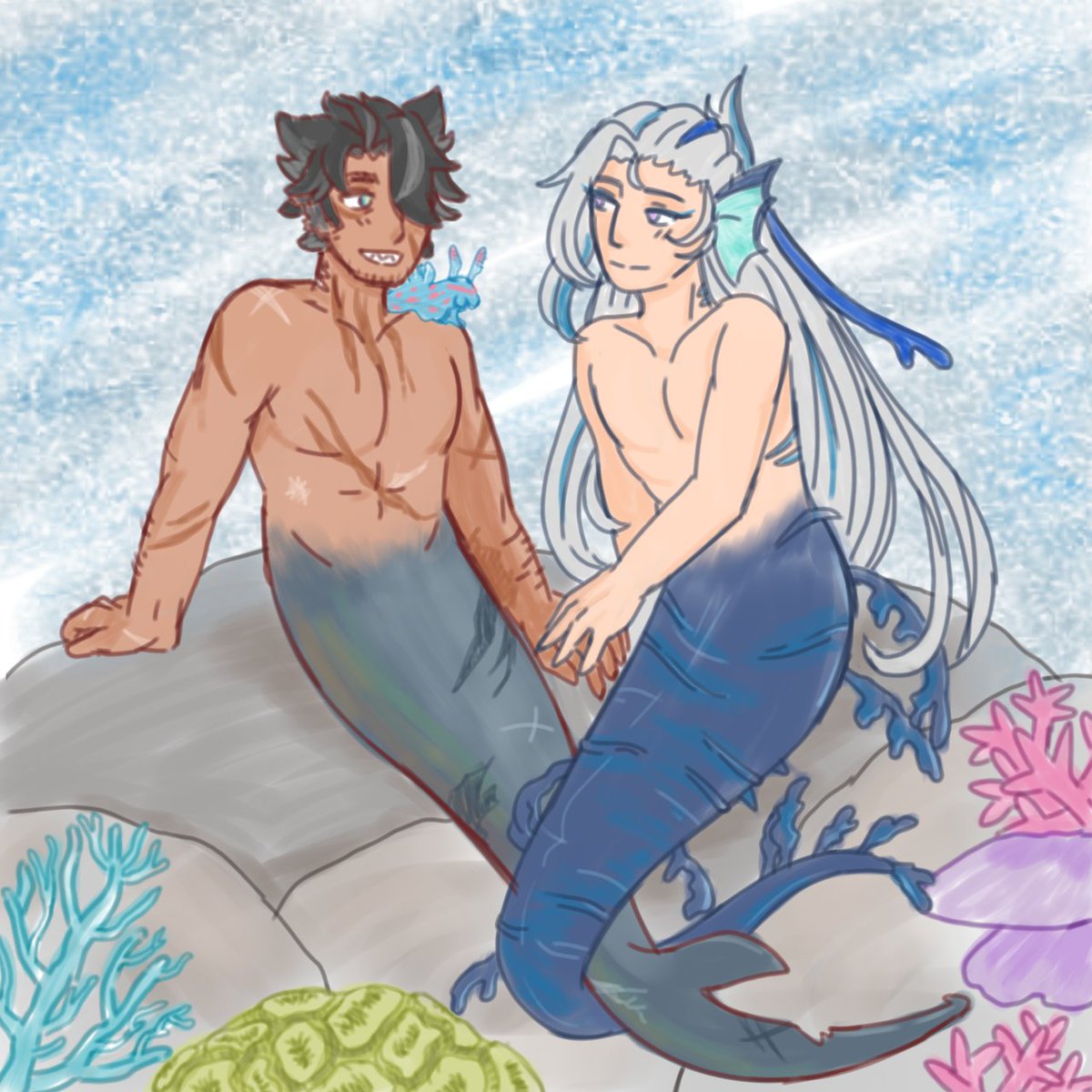 Prerona2411's tweet photo. Mermay wriolette for the second year yippeee
#wriolette #neuvillette #wriothesley https://t.co/CiVibTkbI3