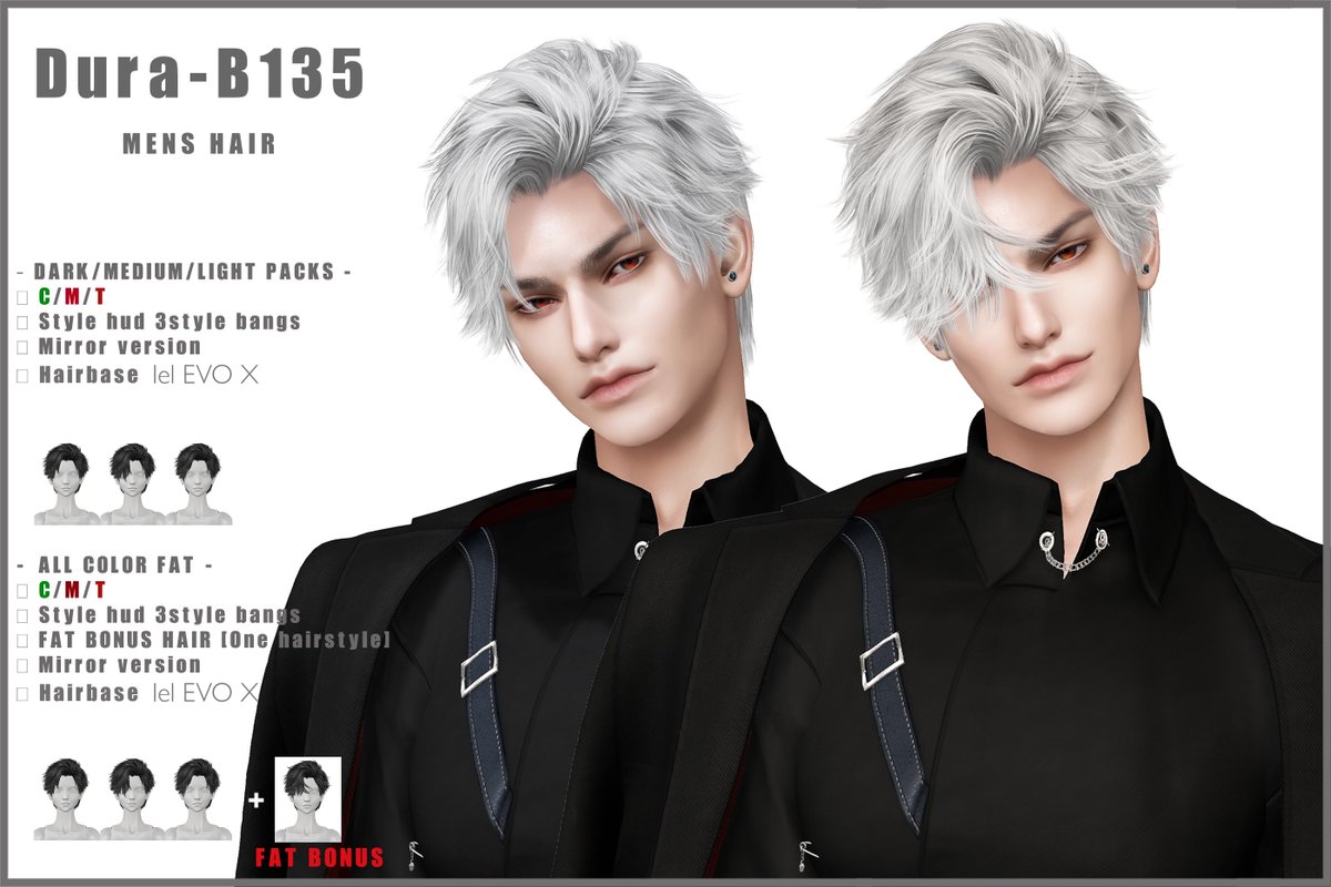 少し早い宣伝ですが、12日(SLT)からのACCESSにてメンズヘアを発売します。気に入ってもらえると嬉しいです😊
商品詳細はADに♬

是非ACCESSに来た時はDEMOをお試しください♪

maps.secondlife.com/secondlife/ACC…