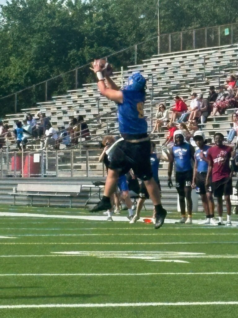 Tyler Chapel Hill big man touchdown #txhsfb #tx7on7 <a href="/dctf/">Dave Campbell's — TexasFootball.com</a>