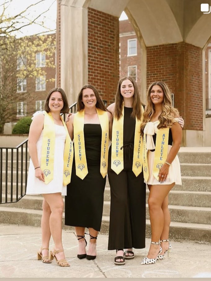 We have four amazing women graduating today! So proud of our Eagles! Your dedication and hard work inspire us all to be 1% better every day 🦅 Thank you ladies!