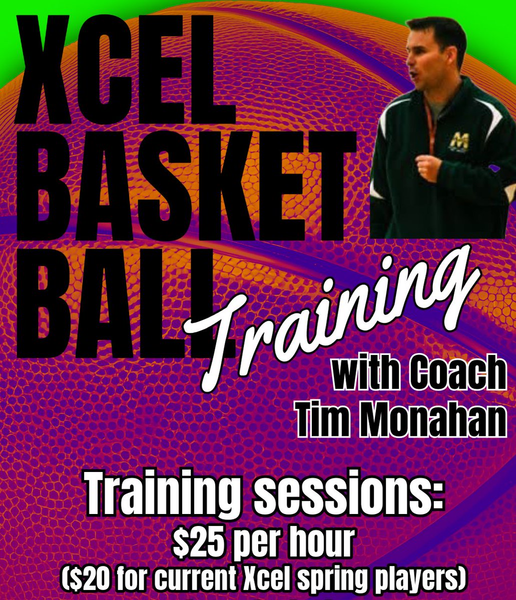 Our Next Training Session is 
Tuesday May 13th 
@ Comboni Missionaries
 6:15-7:15pm

xcelbasketballprogram.com/training.html