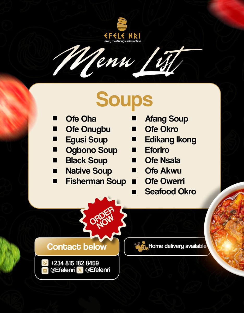 JudeUdonu1's tweet image. Let me know what you think in the commment section
#graphicsdesigner #menudesign #graphicdesign #menudesignideas #designinspiration #foodmenu #visualidentity #printdesign #creativedesign #branding #digitalart #visualdesign
