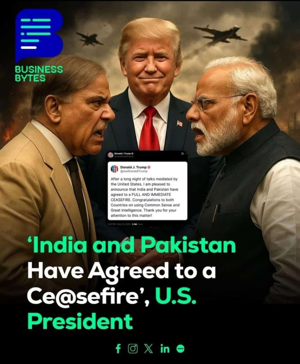 "Where was Trump when India continuously targeted our civilians and mosques? Where were the external powers during that time? It seems they only intervened when Pakistan's armed forces gained the upper hand, prompting them to announce a ceasefire."

#operationBunyanUnMarsoos