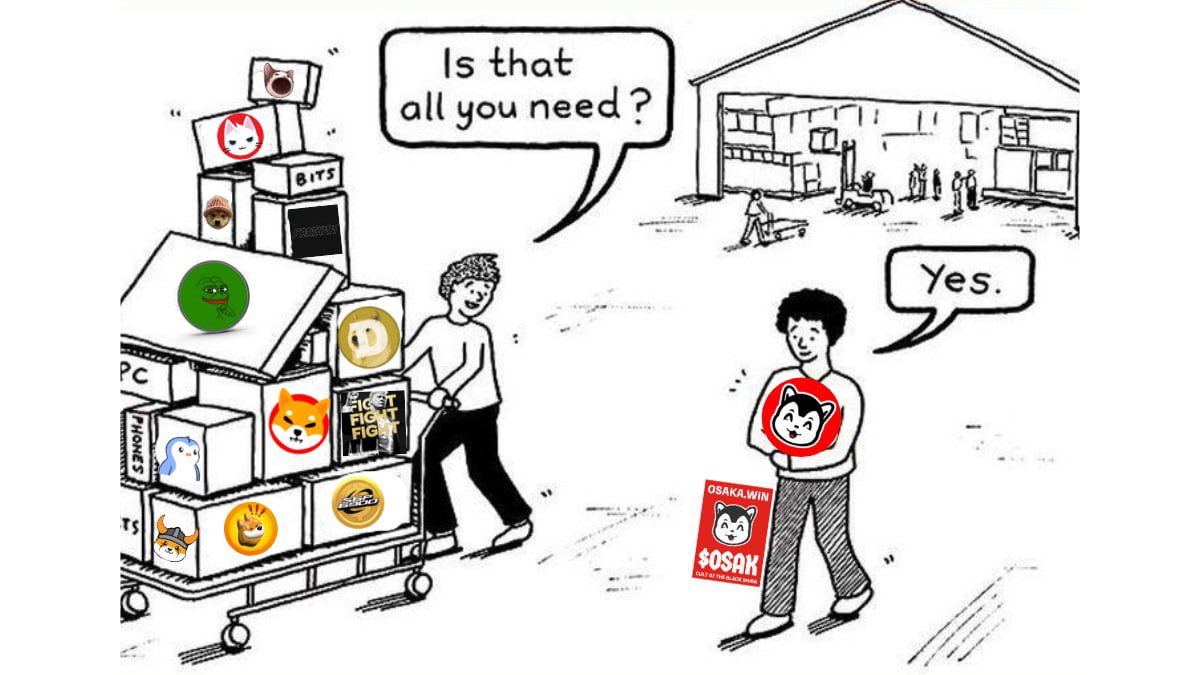 Memecoin supercycle belongs to $OSAK 🫵🏻😜⛩️💹