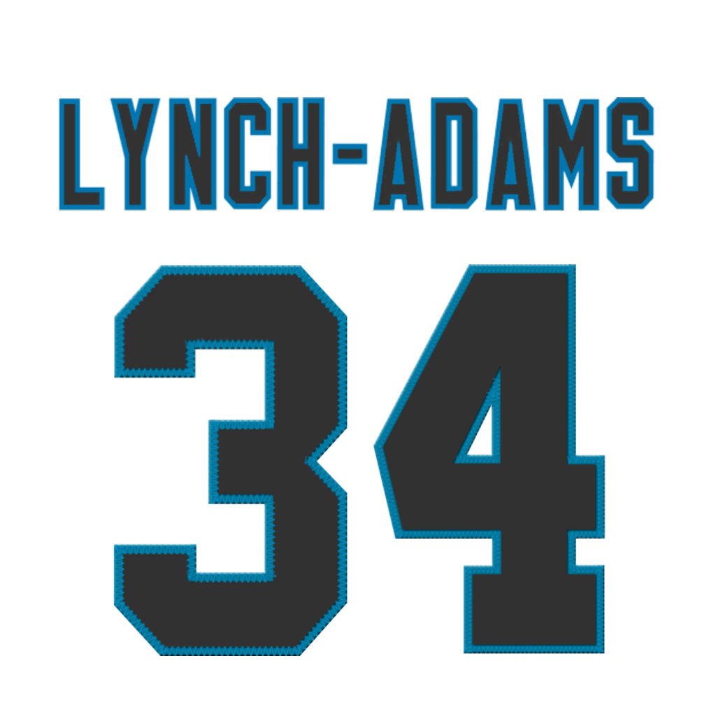 NFL Jersey Numbers (@nfl_jersey_num) on Twitter photo Carolina Panthers RB Kayron Lynch-Adams (<a href="/Kayronadams22/">KAY’RON LYNCH-ADAMS 💎</a>) is wearing number 34. Last assigned to Mike Boone. #KeepPounding Carolina Panthers RB Kayron Lynch-Adams (<a href="/Kayronadams22/">KAY’RON LYNCH-ADAMS 💎</a>) is wearing number 34. Last assigned to Mike Boone. #KeepPounding