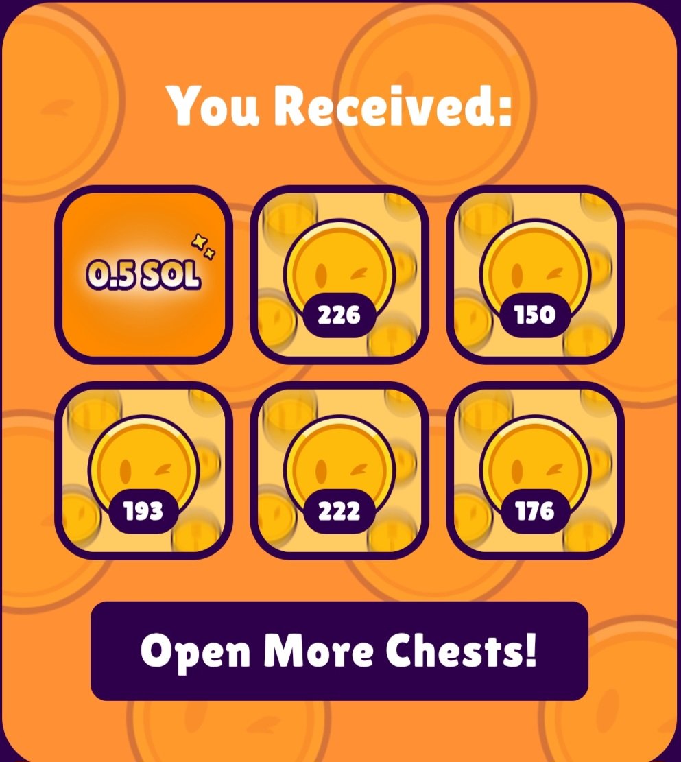 _phorkish's tweet image. A good @FamousFoxFed chest day.
24 foxes sent on the mission.
6 were successful.
Got 36 chests.
Won 0.75 sol and some FOXY.