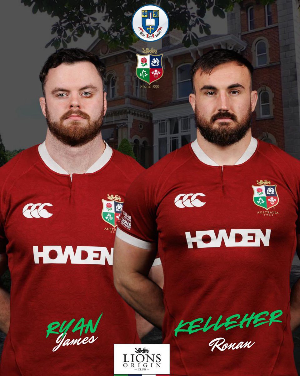 History for St Michael’s College: congratulations to James Ryan and Ronan Kelleher, the first ever Lions selected from the school. Both have been named in the 2025 British &amp; Irish Lions squad to tour Australia.