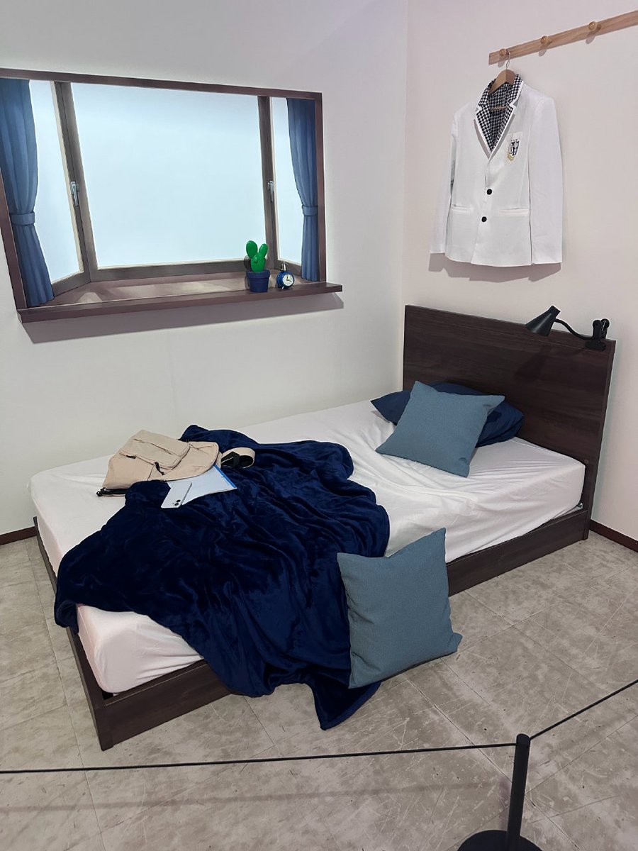 Bocchi7x's tweet photo. Nagi real life room from Blue Lock EGOIST Exhibition!! https://t.co/jnlOZFeCsL