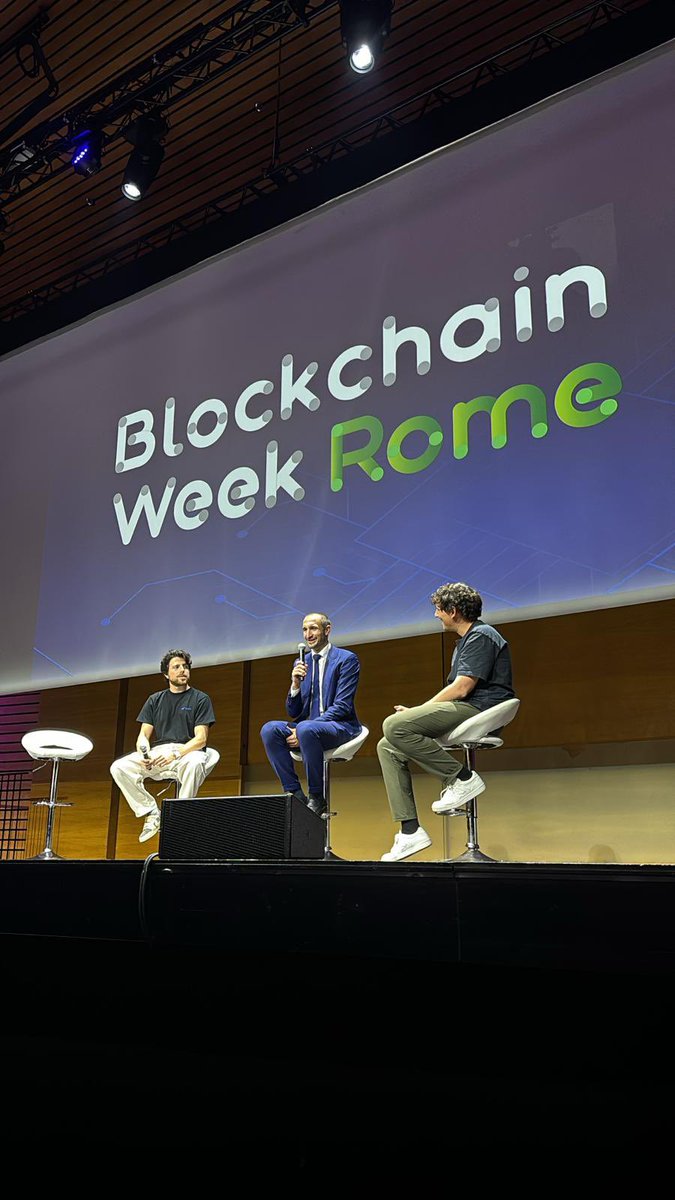 Con Giorgio Chiellini alla Blockchain Week Rome 2025. Ci siam divertiti anche quest’anno!