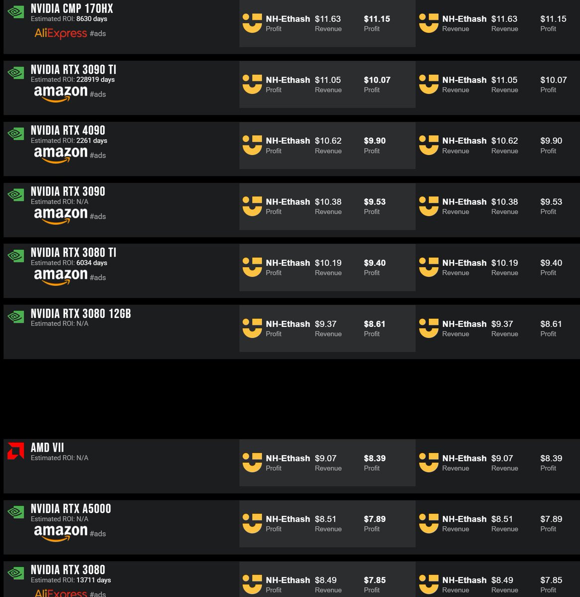 MiningRabid's tweet image. When did Ethereum Move back to POW?
#gpumining