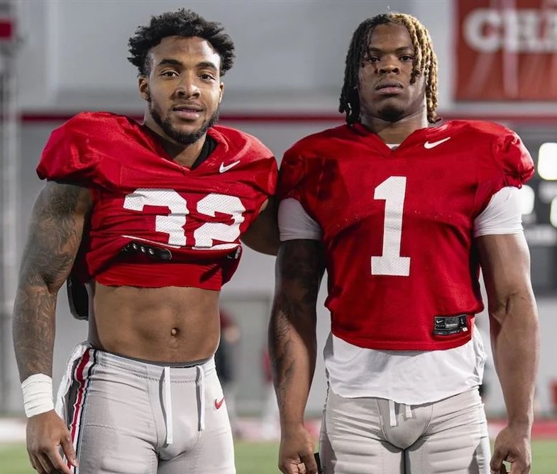 BuckeyeFett's tweet image. Which duo finishes the NFL season with more rushing yards