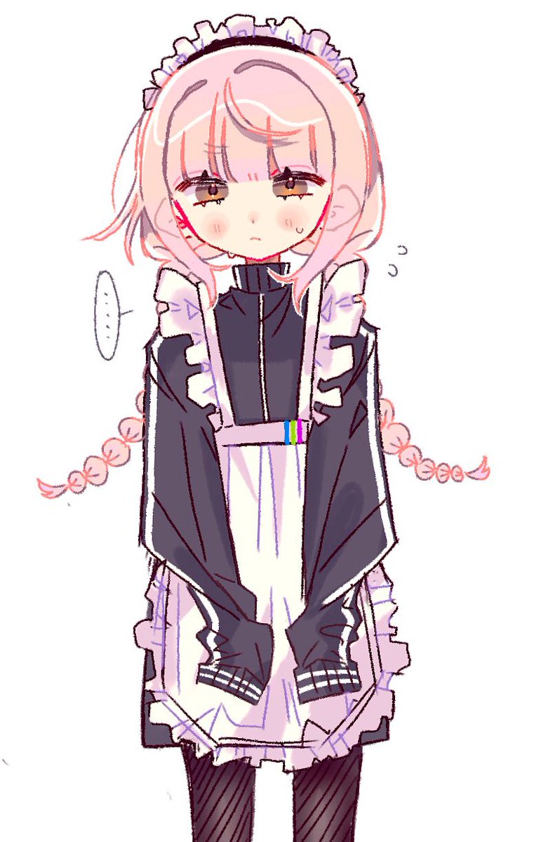 メイドの日だけは描きたかった🦐