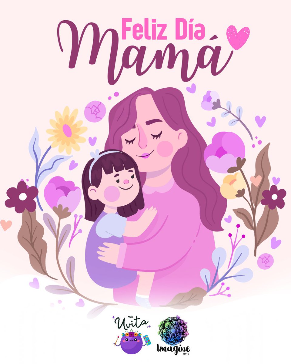 Creemos que el amor de una madre es la mayor obra de arte: llena de detalles, paciencia y dedicación. Hoy celebramos a quienes con su cariño y creatividad hacen del mundo un lugar más hermoso. ¡Feliz Día de la Madre! 💜✨💖🌸
Imagine Arts &amp; Miss Uvita
