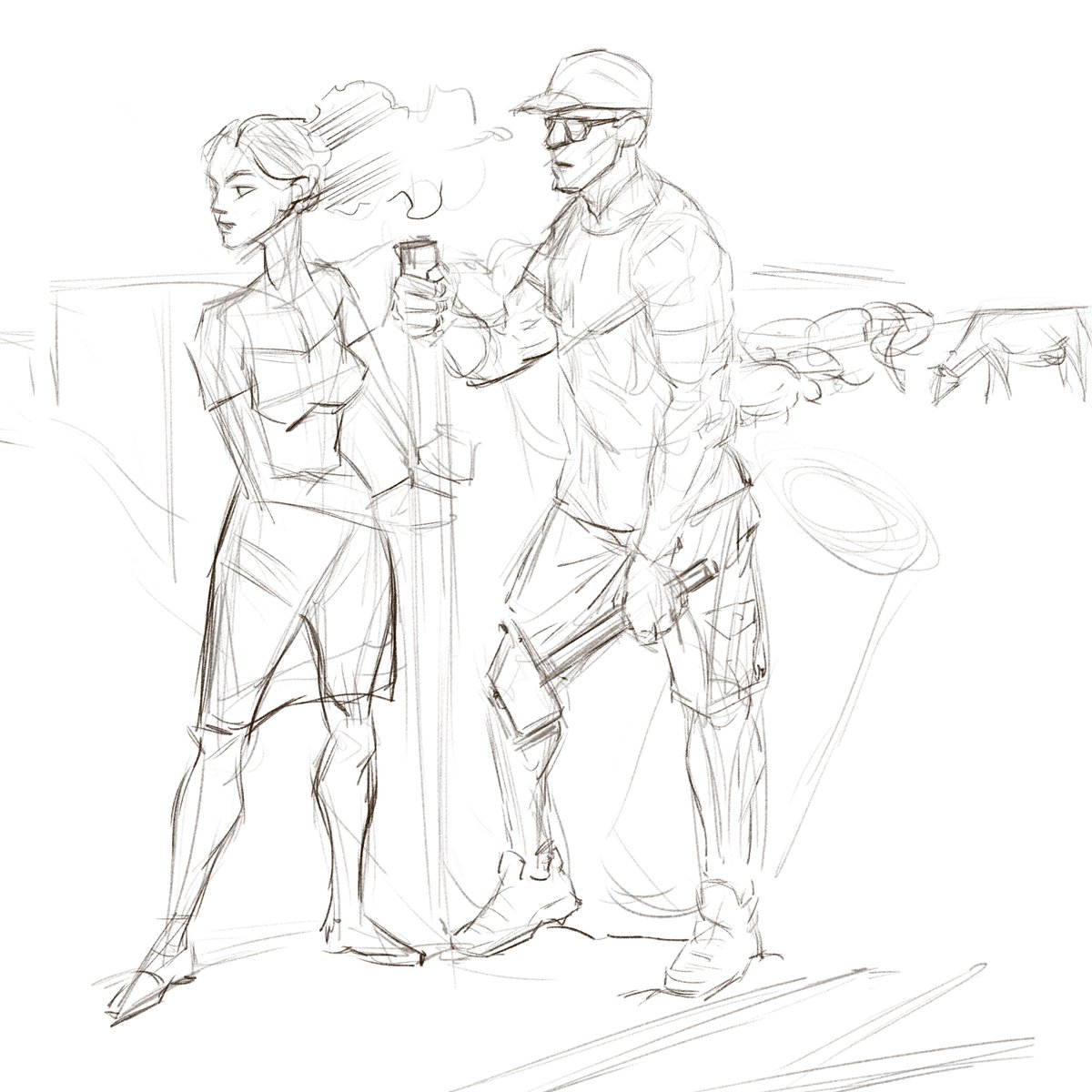 Works of art are never created in one go. It takes hours of thought to turn an idea into a worthwhile work
This is one of those sketches and studies that may never be seen after the original painting.But I love the early sketches. There is so much boldness and emotion in them.✨