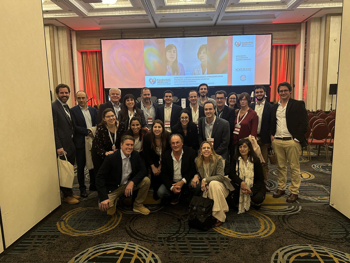 Premio a Mejor Caso Clínico del Congreso CardioSUC 2025!! Gran logro de todo el CCA resolviendo un caso complejo en forma multidisciplinaria!!