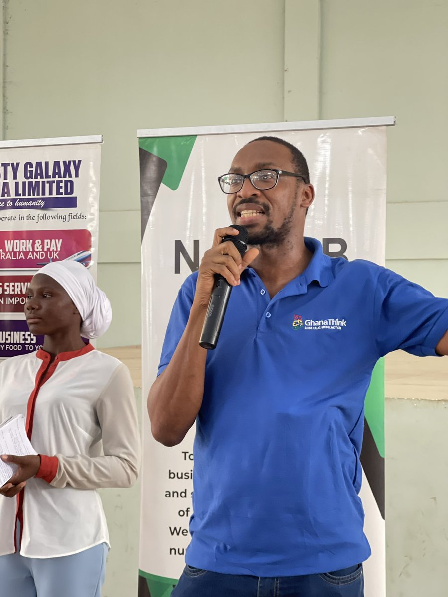 <a href="/Abocco/">Ato Ulzen-Appiah #MightyAfrican</a> presenting on the key discussion points during the breakout session on #CleanAirGhana at #BarcampWa 2025. 
#BcWa #BcWa25