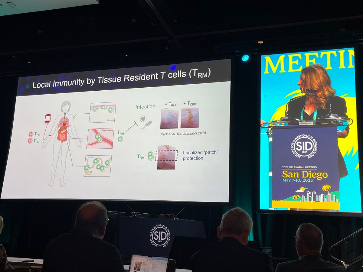 Robin Reschke (@drrobinreschke) on Twitter photo Stellar Keynote lecture from Laura Mackay on TRM cell fate at #SID25 in San Diego <a href="/SocInvestDerm/">Society for Investigative Dermatology</a> 🤩🥳🎉 Stellar Keynote lecture from Laura Mackay on TRM cell fate at #SID25 in San Diego <a href="/SocInvestDerm/">Society for Investigative Dermatology</a> 🤩🥳🎉