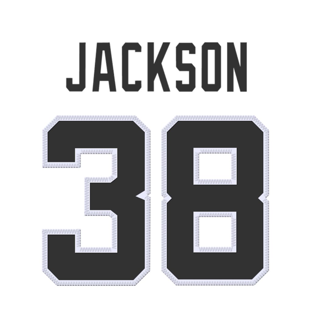 NFL Jersey Numbers (@nfl_jersey_num) on Twitter photo Jacksonville Jaguars RB Ja'Quinden Jackson (<a href="/leg3ndaryjaay/">Ja'Quinden Jackson</a>) is wearing number 38. Last assigned to Myles Gaskin. #DUUUVAL Jacksonville Jaguars RB Ja'Quinden Jackson (<a href="/leg3ndaryjaay/">Ja'Quinden Jackson</a>) is wearing number 38. Last assigned to Myles Gaskin. #DUUUVAL