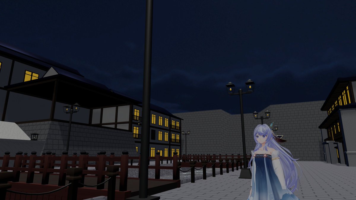 moyashichan4747's tweet photo. #BLMF イベント用ワールドをせっせと作ってます。まだライティングできていませんがチラ見せ...
頑張って軽く作ってるので今の時点でビルドサイズが 7MB に収まってます。 https://t.co/y5AR9BkuXa