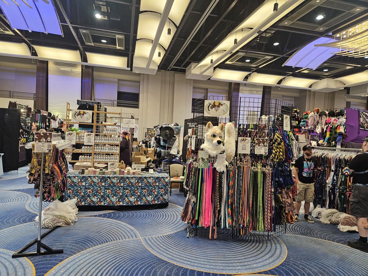 Cerros the vendor horse (TFF, LVFC, GSFC, FWA, AC) (@draconicarcher) on Twitter photo Open for day 2 of FWA at booth B1
Lots of harnesses and acessories still available as well as an amazing white wolf partial by <a href="/Skyprocostumes/">Skyprocostumes🌻</a> ! Open for day 2 of FWA at booth B1
Lots of harnesses and acessories still available as well as an amazing white wolf partial by <a href="/Skyprocostumes/">Skyprocostumes🌻</a> !