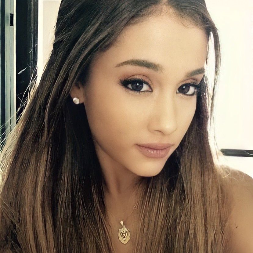 ariana now:                            ariana at my age: