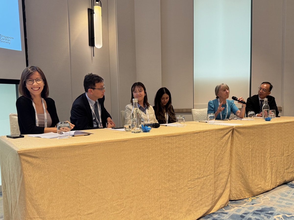 Tee Joo YEO (@tj_yeo) on Twitter photo 6/6
Wonderfully chaired by <a href="/drttinglow/">Ting Ting LOW</a> & <a href="/kwanleemd/">Kwan S Lee</a>, with <a href="/slumberbell/">Novi Yanti Sari</a>, <a href="/lund_mayanna/">@mayanna_lund</a>, David Foo & Elinor Tan as panelists
Superlatives are inadequate to describe how powerful this session was, for everyone in the packed room
❤️
#ACCAsia
<a href="/ACCinTouch/">American College of Cardiology</a> <a href="/SingCardiacSoc/">Singapore Cardiac Society</a> 6/6
Wonderfully chaired by <a href="/drttinglow/">Ting Ting LOW</a> & <a href="/kwanleemd/">Kwan S Lee</a>, with <a href="/slumberbell/">Novi Yanti Sari</a>, <a href="/lund_mayanna/">@mayanna_lund</a>, David Foo & Elinor Tan as panelists
Superlatives are inadequate to describe how powerful this session was, for everyone in the packed room
❤️
#ACCAsia
<a href="/ACCinTouch/">American College of Cardiology</a> <a href="/SingCardiacSoc/">Singapore Cardiac Society</a>