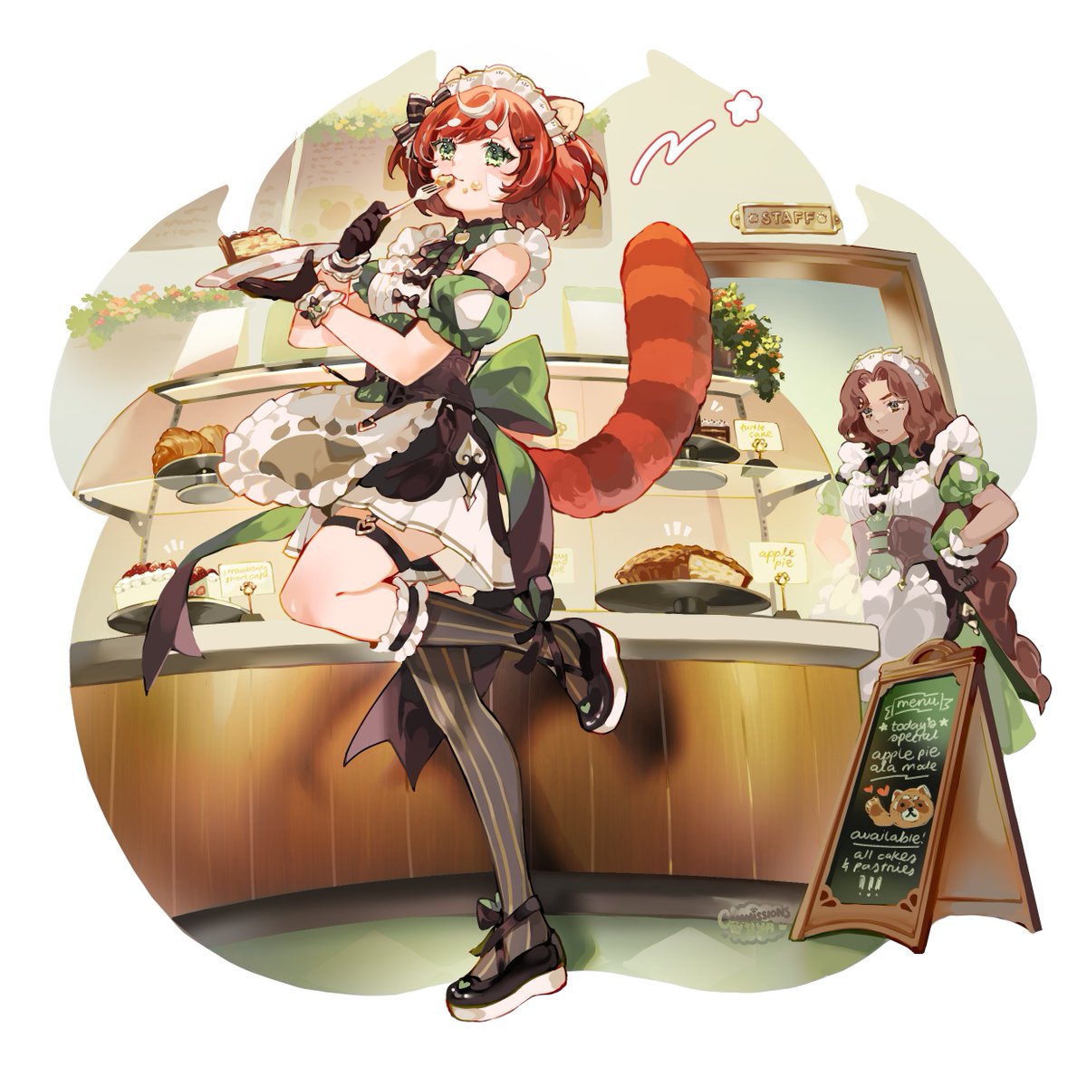 「 ₊˚ ✦ — Khiren's Maid Debut ✦ ₊˚」

          ✦⋆˚࿔  Starting now! ࿔˚⋆✦ 
     𓈒⟡₊˚⊹ ۶ৎ🎀🍎✨ ۶ৎ⊹˚₊⟡𓈒 
. ݁₊ ⊹ . ݁ ⟡  Stream link below! . ⊹ ₊ ݁.

#VTuber #ENVtuber #VtuberDebut #メイドの日