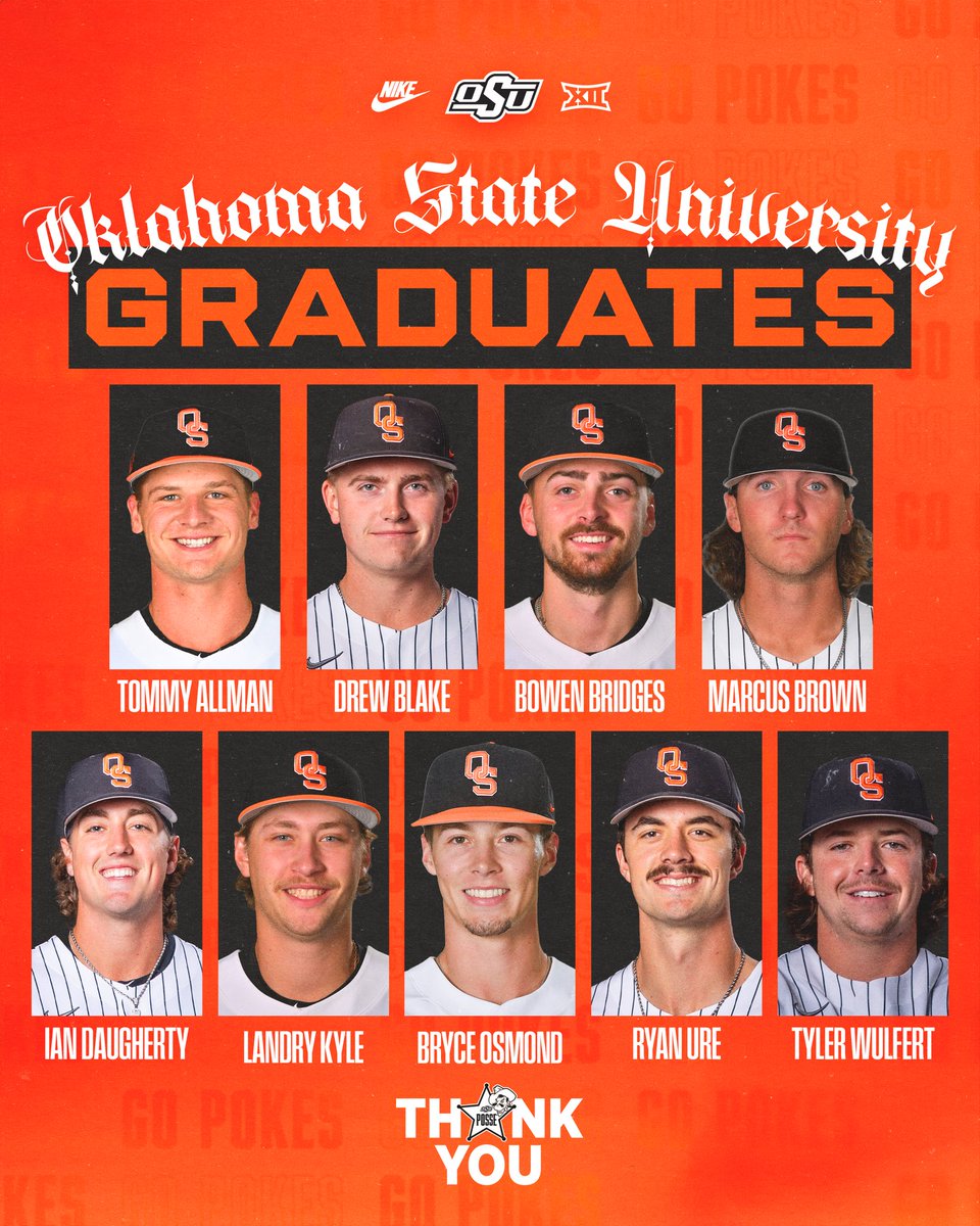 Congrats to the class of 2025!

Thank you, OSU POSSE members, for Providing Opportunities for Scholastic &amp; Sports Excellence!

#GoPokes