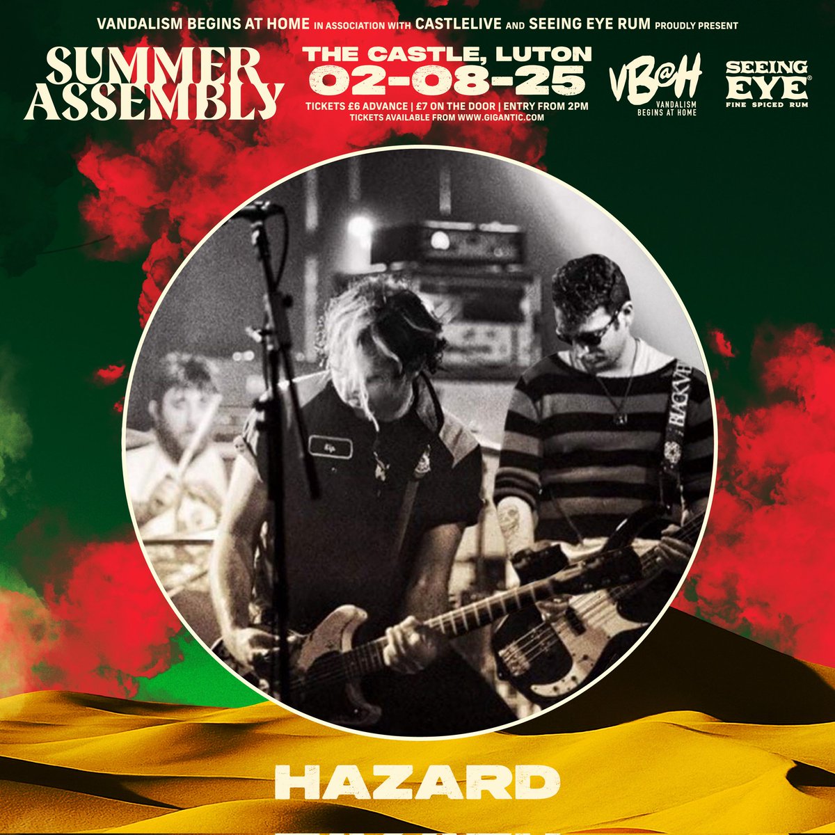 Vandalism Begins At Home (@vbahrecords) on Twitter photo SUMMER ASSEMBLY 2025
A band that have long been some of Luton's favourite sons, HAZARD will be bringing their full throttle punk to Castle Live.
Join us for an all-day, outdoor, extravaganza on 2nd August. Tickets available now 👇
gigantic.com/summer-assembl…
VBAH
✊🖤 SUMMER ASSEMBLY 2025
A band that have long been some of Luton's favourite sons, HAZARD will be bringing their full throttle punk to Castle Live.
Join us for an all-day, outdoor, extravaganza on 2nd August. Tickets available now 👇
gigantic.com/summer-assembl…
VBAH
✊🖤
