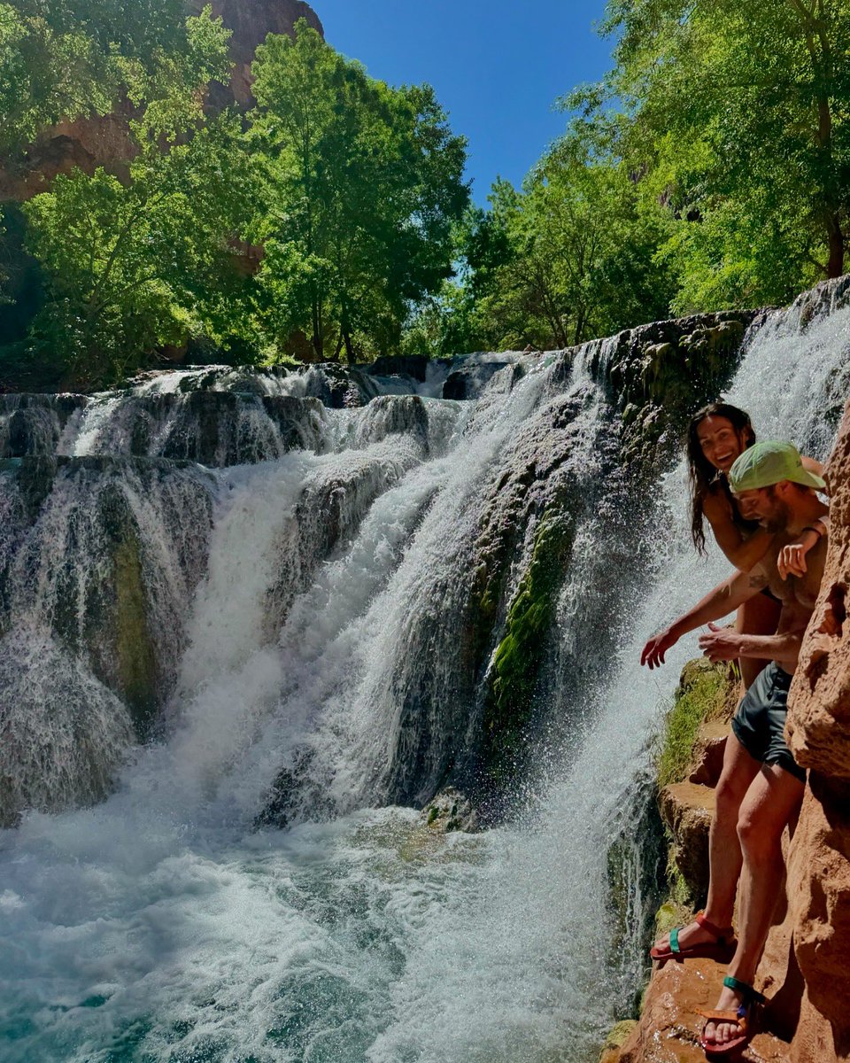 Waterfalls I saw backpacking thru Havasu Canyon into the Grand Canyon.