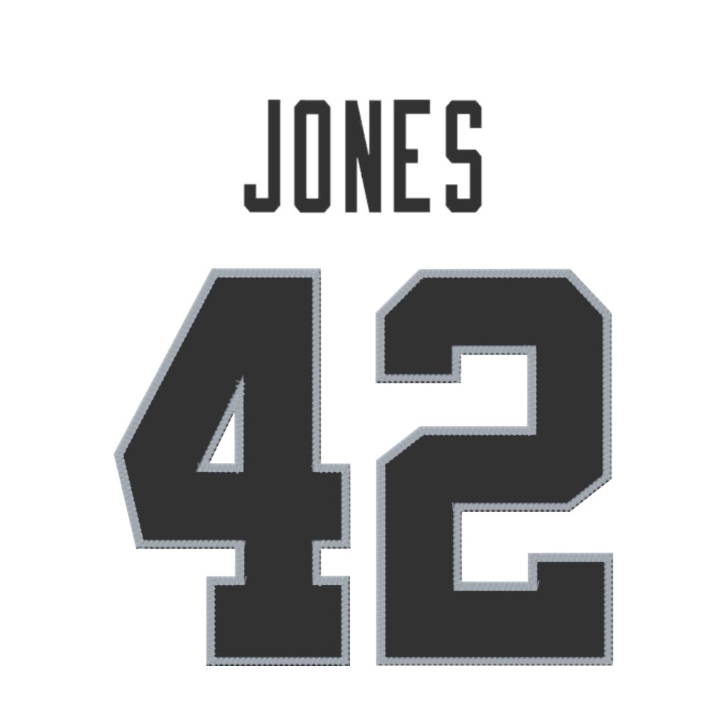 NFL Jersey Numbers (@nfl_jersey_num) on Twitter photo Las Vegas Raiders LB Matt Jones (<a href="/bradenjones2000/">Matt Jones</a>) is wearing number 42. Last assigned to Phalen Sanford. #RaiderNation Las Vegas Raiders LB Matt Jones (<a href="/bradenjones2000/">Matt Jones</a>) is wearing number 42. Last assigned to Phalen Sanford. #RaiderNation
