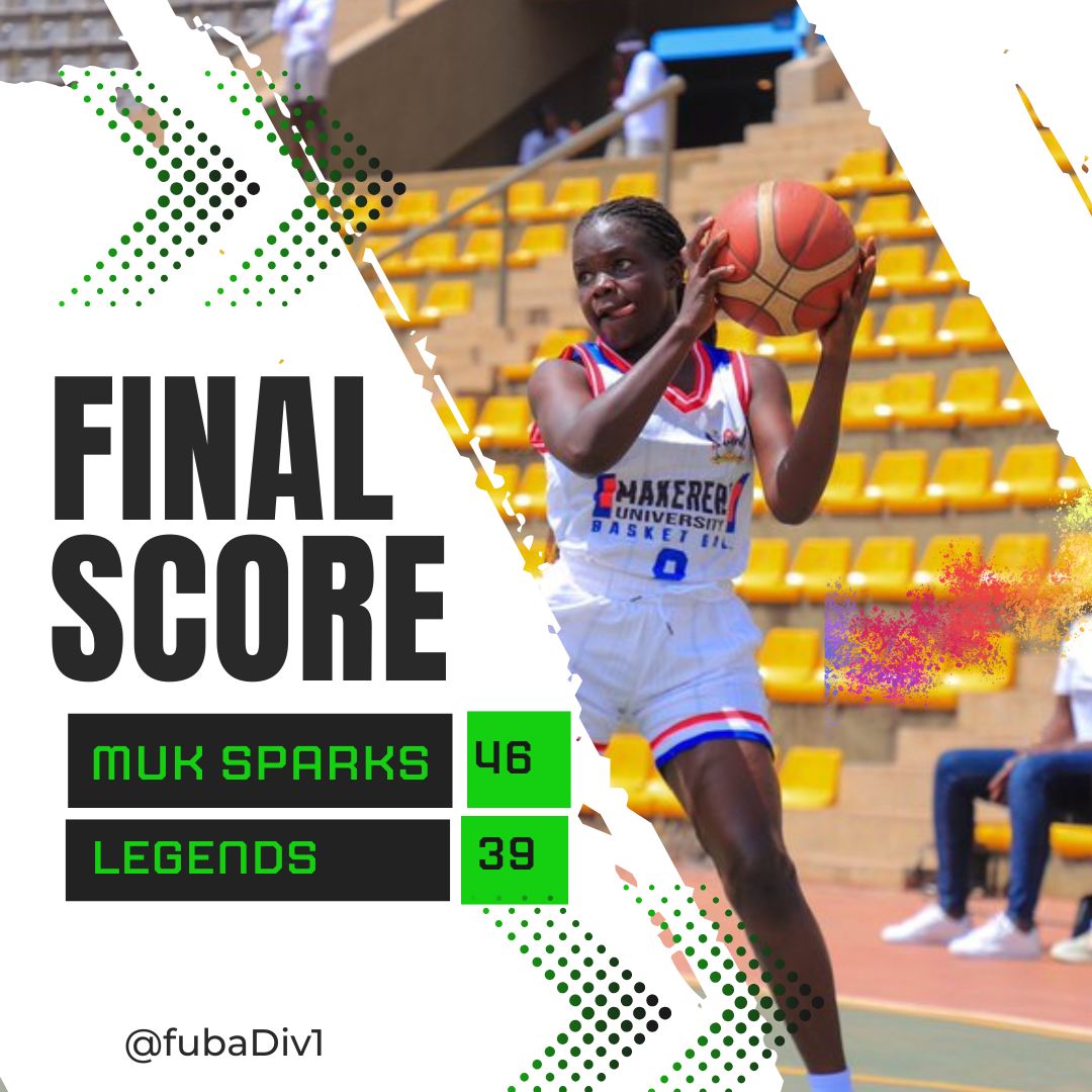 What a game!
The MUK Sparks light up the court again with a powerful 46-39 win!
Congratulations  court queens
🎊👏
#Muksparks #MAKSports
#FUBA #Makerereuniversity