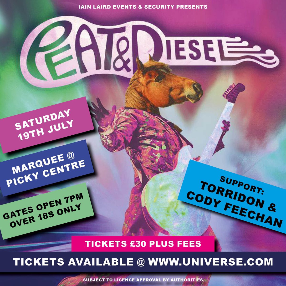 PEAT & DIESEL (@peatanddiesel) on Twitter photo Orkney, we're coming back.... Saturday 19th July!! 
Family event during the day and a party for the adults at night, joined by Torridon & Cody Feechan.
Live in the Marquee @ Picky centre, tickets on sale Monday morning 10am! ๐ช๐๐ฅณ
This will coincide with Island Games 2025 Orkney, we're coming back.... Saturday 19th July!! 
Family event during the day and a party for the adults at night, joined by Torridon & Cody Feechan.
Live in the Marquee @ Picky centre, tickets on sale Monday morning 10am! ๐ช๐๐ฅณ
This will coincide with Island Games 2025