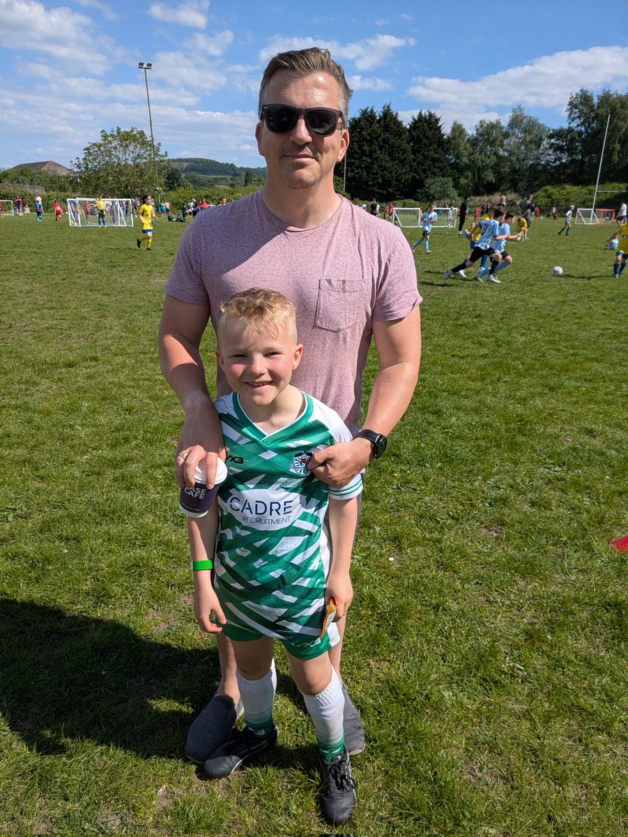 stumpy_juk's tweet image. Proud of George at his footy festival... I would be celebrating with beers but I stupidly signed up for the philly 10k which is tomorrow